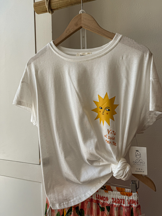 Μπλούζα t-shirt ήλιος σχέδιο